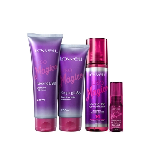 Qual o preço do(a)Kit Completo Lowell Liso Mágico Keeping Liss - Pequeno Kit Completo Lowell Liso Mágico Keeping Liss - Pequeno