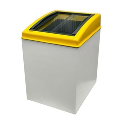 Freezer Horizontal Tripla Ação FH150B 120L Branco e Borda Amarela Ártico 110v Menor preço em Freezer Horizontal Tripla Ação FH150B 120L Branco e Borda Amarela Ártico 110v