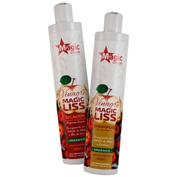 Kit Selagem Capilar Vinagre de Maçã Magic color 2x300ml Menor preço em Kit Selagem Capilar Vinagre de Maçã Magic color 2x300ml