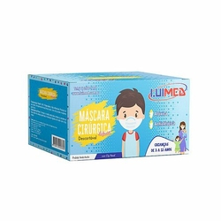 Máscara Cirúrgica Infantil Descartavel Luimed - 50un. é boa?