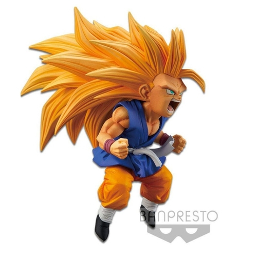 Boneco Dragon Ball - Goku Super Saiyan 3 - 10cm Banpresto