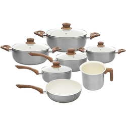 Conjunto de Panelas New York 7 Peças Revestimento Cerâmica - Casambiente Menor preço em Conjunto de Panelas New York 7 Peças Revestimento Cerâmica - Casambiente