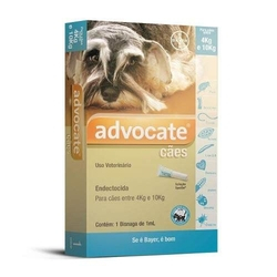 Menor preço em Remédio P/ Verme Pulga Sarna Advocate P/ Cães De 4 A 10kg