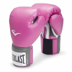 Luva de Boxe Everlast Pro Style Rosa Menor preço em Luva de Boxe Everlast Pro Style Rosa