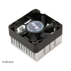 Cooler Para Chipset de Placa Mãe Baixo Ruído Akasa AK-210-BK Menor preço em Cooler Para Chipset de Placa Mãe Baixo Ruído Akasa AK-210-BK