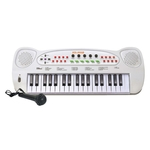 Pruie Piano Musical Infantil de 37 teclas com mini microfone predefinido 10  demos suporta gravação de fone de ouvido/aux in jack Portátil  multifuncional teclado infantil : : Brinquedos e Jogos