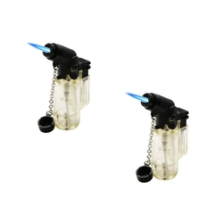 Kit 2 Isqueiros Maçarico 1 Chama Regulável Torch Clear é boa?
