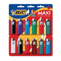 Kit Isqueiro Bic Max Grande - Com 12 Unidades Menor preço em Kit Isqueiro Bic Max Grande - Com 12 Unidades