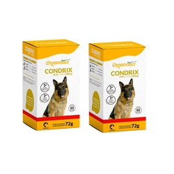 Kit 2 Unidades Condrix Dog Tabs 1200mg (72g) com 60 tabletes - Organnact Menor preço em Kit 2 Unidades Condrix Dog Tabs 1200mg (72g) com 60 tabletes - Organnact