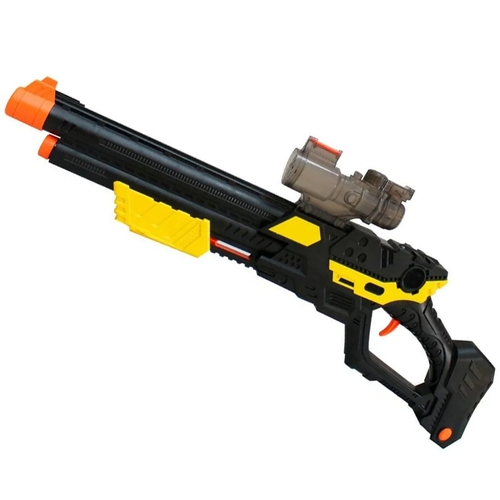 Rifle Brinquedo Precisão Sniper Mira A Lazer Nerf Luzes Som em