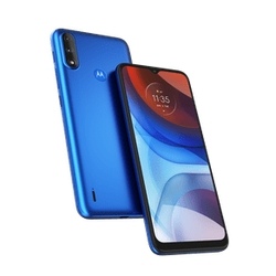 Menor preço em Smartphone Motorola Moto E7 Power Tela 6,5” - Helio G25 GHz Octa-Core – 32 GB – 2 GB RAM – Câm. Dupla 13 MP – Azul Metálico
