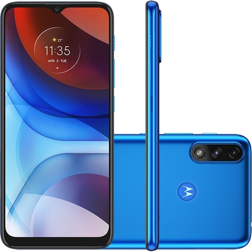 Capa Case Capinha Motorola Moto E4 Plus Arco Iris Azul em Promoção na  Americanas