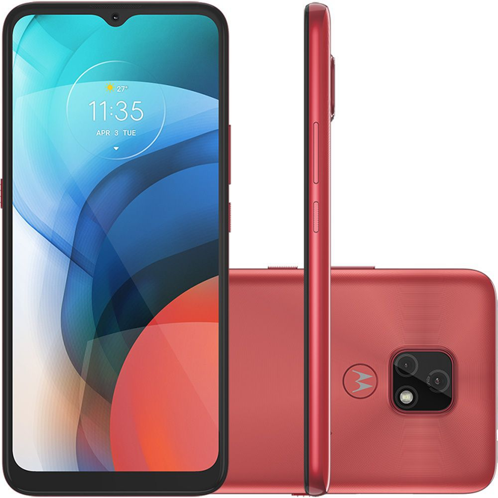 [APP] Smartphone Motorola Moto E7 64GB Dual Chip Android 10 Tela 6.5" Helio G25 Helio G25 (2,0 GHz Octa-Core) Câmera 48MP+2MP - Cobre