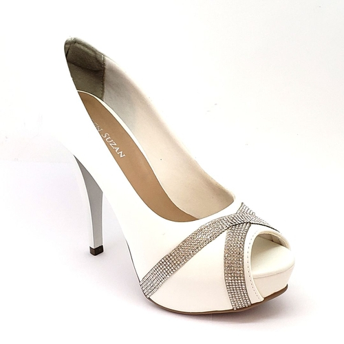 peep toe branco vizzano