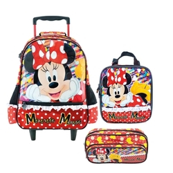 Kit Escolar Tam 16 Xeryus Minnie It's All About Mochila R + Lancheira + Estojo Menor preço em Kit Escolar Tam 16 Xeryus Minnie It's All About Mochila R + Lancheira + Estojo