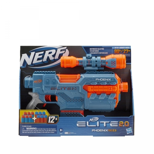 Lança Dardos Nerf Elite 2.0 Phoenix CS-6, Lançador Motorizado e Clip para 6  Dardos - E9962 - Hasbro : : Brinquedos e Jogos