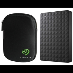 Kit HD Externo Portátil Seagate Expansion 2TB USB 3.0 + Case HD Seagate Menor preço em Kit HD Externo Portátil Seagate Expansion 2TB USB 3.0 + Case HD Seagate