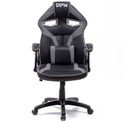 Cadeira Gamer Cinza Giratória GT7 - DPX Menor preço em Cadeira Gamer Cinza Giratória GT7 - DPX