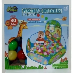 Piscina De Bolinhas Com Cesta De Basquete Safari Incluso 30 Bolinhas Menor preço em Piscina De Bolinhas Com Cesta De Basquete Safari Incluso 30 Bolinhas