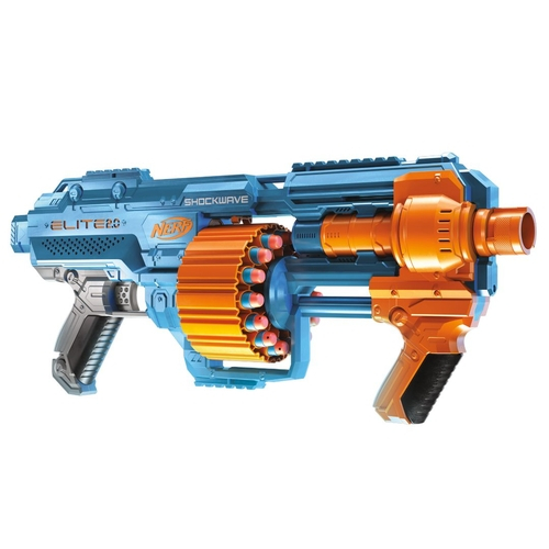 Lança Dardos Ner Elite Schockwave RD-15 Giratório para 15 Dardos E9531 -  Hasbro