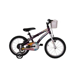 Bicicleta Athor Aro 16 Baby Girl Feminino Com Cestinha Violeta Menor preço em Bicicleta Athor Aro 16 Baby Girl Feminino Com Cestinha Violeta