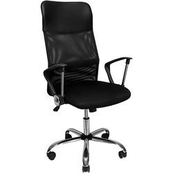 Cadeira Presidente Mesh Giratoria Preta - Mymax Menor preço em Cadeira Presidente Mesh Giratoria Preta - Mymax
