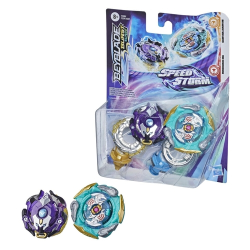 Lançador e Pião de Batalha Beyblade Speedstorm Iniciante - Demise