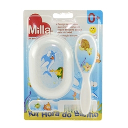 Menor preço em Kit Hora do Banho - Branco - Milla