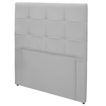 Cabeceira Solteiro Colchão Box 88cm Corino Clean - Simbal