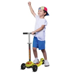 Patinete Skatenet Bandeirante - Plus Slime Amarelo Menor preço em Patinete Skatenet Bandeirante - Plus Slime Amarelo