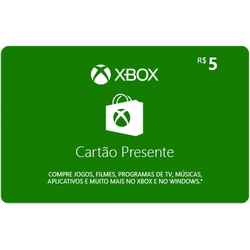Gift Card Digital Xbox Cartão Presente R$5 Menor preço em Gift Card Digital Xbox Cartão Presente R$5