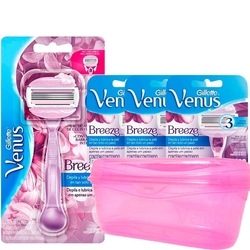 Kit Venus Breeze com 1 Aparelho + 6 Cargas + Frasqueira Menor preço em Kit Venus Breeze com 1 Aparelho + 6 Cargas + Frasqueira