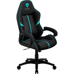 Cadeira Gamer Profissional AIR BC-1 EN61867 Preta/Ciano THUN Menor preço em Cadeira Gamer Profissional AIR BC-1 EN61867 Preta/Ciano THUN