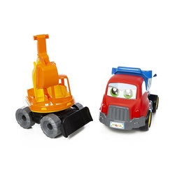 Brinquedo Infantil Turbo Truck & Retro Kit Caçamba e Retroescavadeira Maral Menor preço em Brinquedo Infantil Turbo Truck & Retro Kit Caçamba e Retroescavadeira Maral