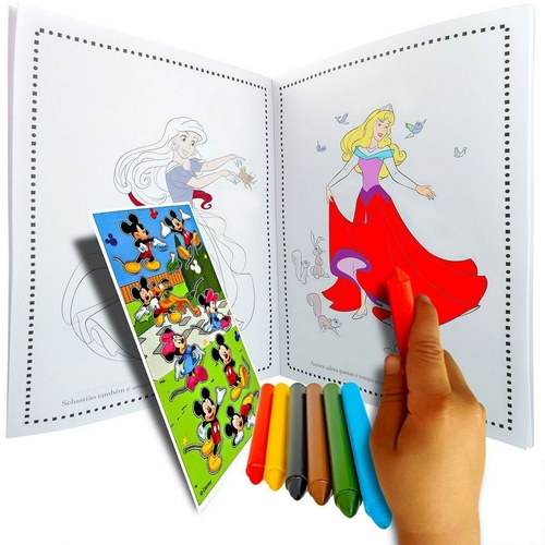 Livro - Disney Princesas Prancheta para Colorir com 1.500 Adesivos - Livros  de Entretenimento - Magazine Luiza