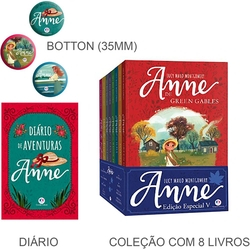 Coleçao Anne De Green Gables + Diário De Aventura + Bottons - 1ª Ed. Menor preço em Coleçao Anne De Green Gables + Diário De Aventura + Bottons - 1ª Ed.