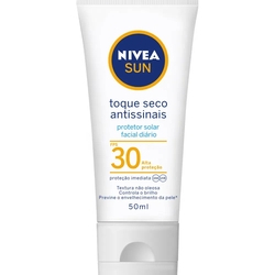 Protetor Solar Nivea Sun Toque Seco Antissinais FPS30 50ml Menor preço em Protetor Solar Nivea Sun Toque Seco Antissinais FPS30 50ml