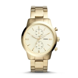 Relógio Fossil Masculino Ref: Fs5348/4dn Cronografo Dourado Menor preço em Relógio Fossil Masculino Ref: Fs5348/4dn Cronografo Dourado