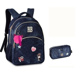 Mochila De Costas E Estojo Porta Lapis Rebecca Bonbon Jeans Menor preço em Mochila De Costas E Estojo Porta Lapis Rebecca Bonbon Jeans