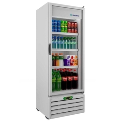 Menor preço em Refrigerador / Expositor Vertical Porta de Vidro para Bebidas 350 Litros VB40RE 110V - Metalfrio