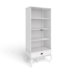 Cristaleira Clássica 2 Portas 1 Gaveta 70cm CL 4007 Movelbento Menor preço em Cristaleira Clássica 2 Portas 1 Gaveta 70cm CL 4007 Movelbento