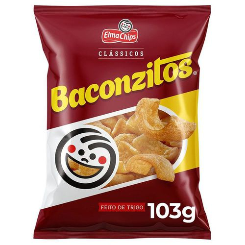 Salgadinho de Trigo Bacon Elma Chips Baconzitos - 103g