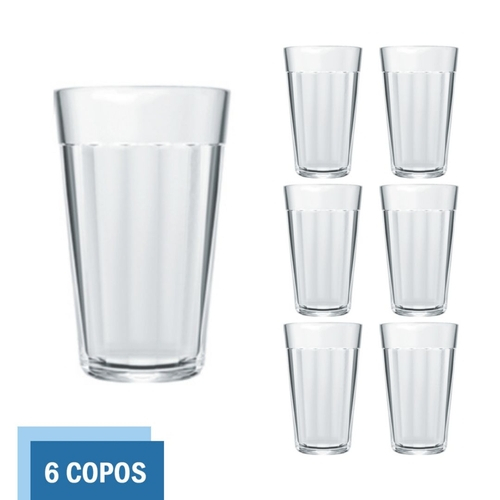 Jogo Copo Americano Água Suco 300ml 24 Peças - Nadir Figueiredo no Shoptime