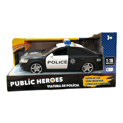 Carro de Polícia R3038 - BBR Toys - nivalmix