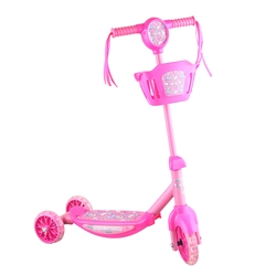 Patinete Infantil Musical com Cesta Unicórnio Luz de Led e 3 Rodas Rosa - brink+ Menor preço em Patinete Infantil Musical com Cesta Unicórnio Luz de Led e 3 Rodas Rosa - brink+