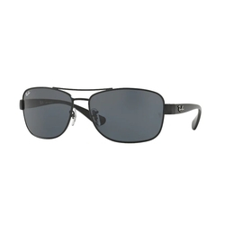 Óculos de Sol Ray-Ban Preto Fosco RB3518L - 006/87/63 Menor preço em Óculos de Sol Ray-Ban Preto Fosco RB3518L - 006/87/63