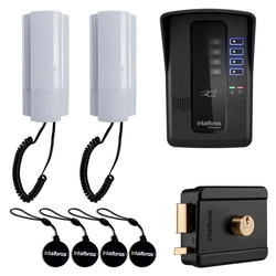 Kit Porteiro Condominial Coletivo Intelbras Collective 4 Ramais 2 Interfones TDMI + Fechadura FX 500 é boa?