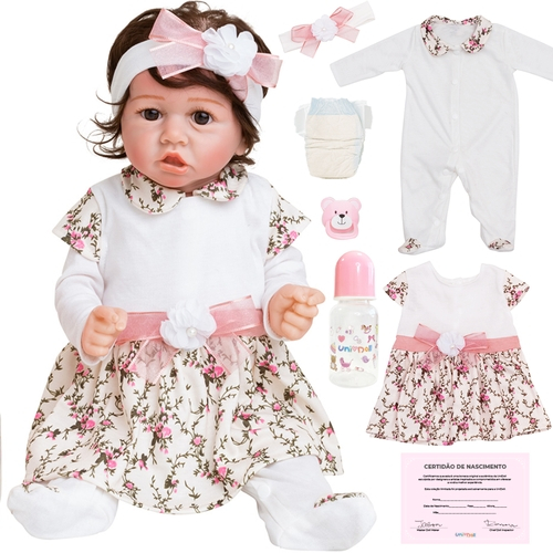 Boneca Bebê Reborn Menino 100% Silicone Realista em Promoção na Americanas