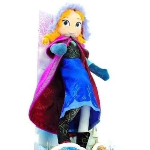 Boneca Anna ou Elsa Frozen Pelúcia 50 Cm original