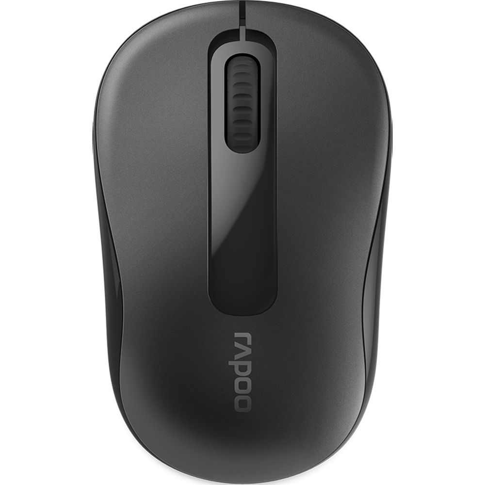 Mouse rapoo 2 4 ghz black garantia 5anos com pilha m10 no shoptime